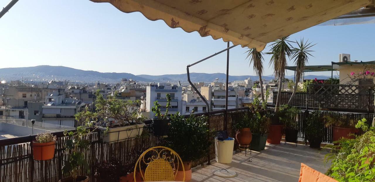 Penthouse Balcony Close To Acropolis Apartment Athens Ngoại thất bức ảnh