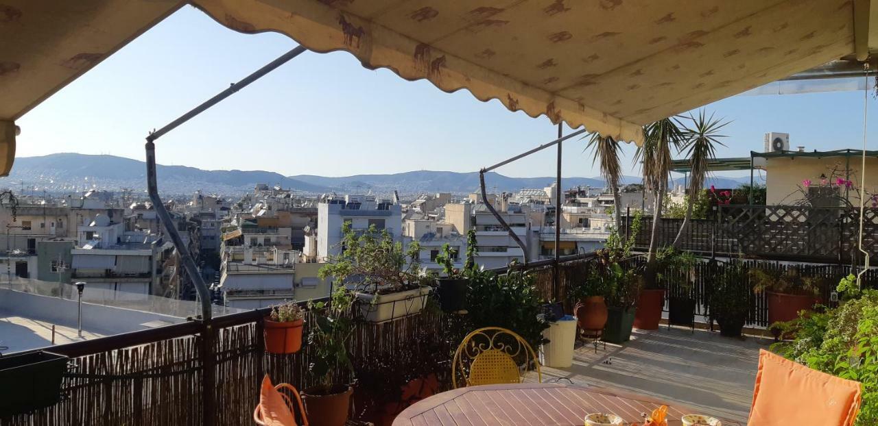Penthouse Balcony Close To Acropolis Apartment Athens Ngoại thất bức ảnh