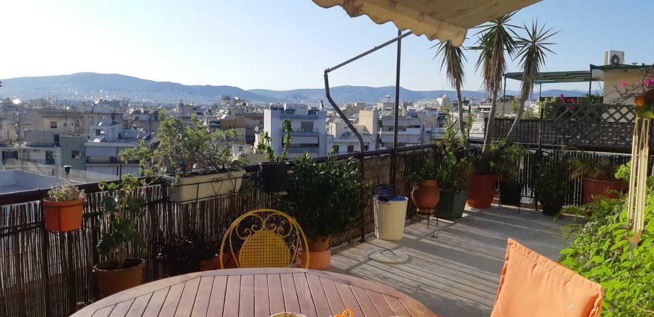 Penthouse Balcony Close To Acropolis Apartment Athens Ngoại thất bức ảnh